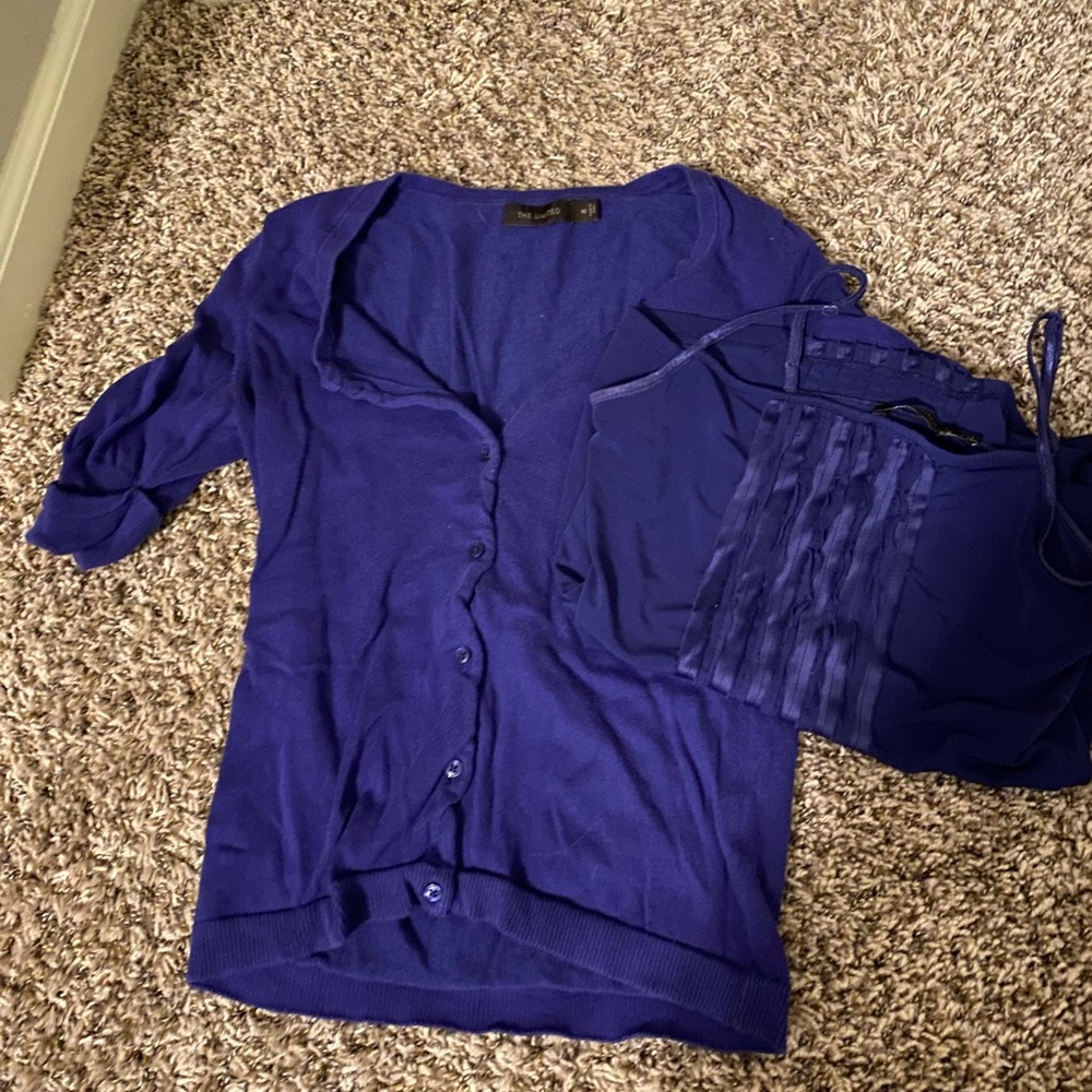 The Limited sweater and tank set size small